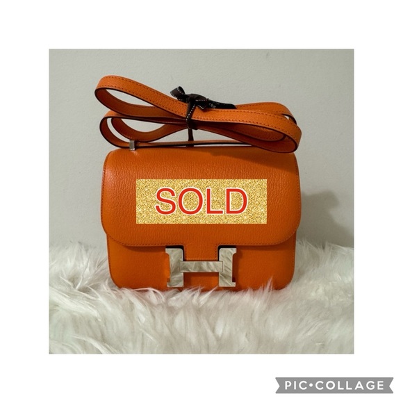Hermes Handbags - Like new Hermes constance 18